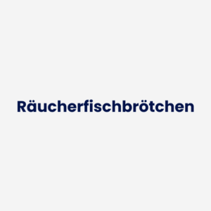 Räucherfischbrötchen